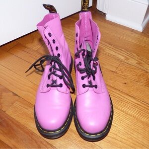 Hot pink doc martens